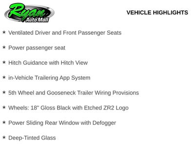 2026 Chevrolet Silverado 2500 HD ZR2