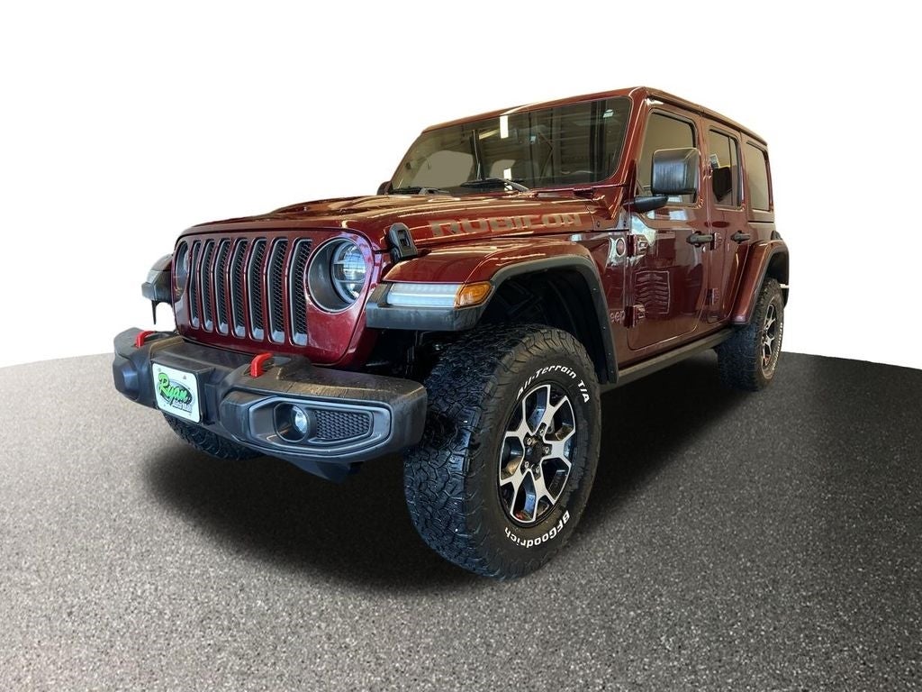 Used 2021 Jeep Wrangler Unlimited Rubicon with VIN 1C4HJXFG3MW564483 for sale in Buffalo, Minnesota