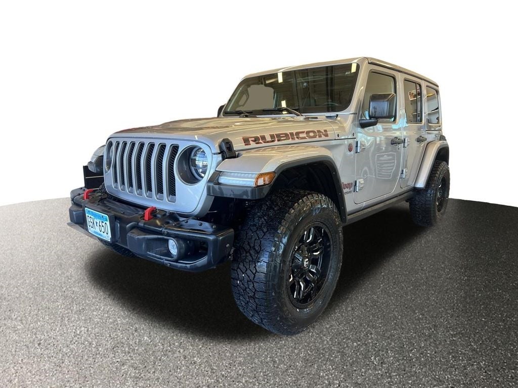 Used 2021 Jeep Wrangler Unlimited Rubicon with VIN 1C4HJXFN4MW697641 for sale in Buffalo, Minnesota