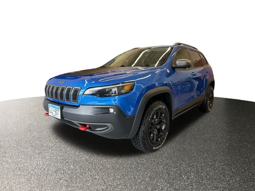 Used 2019 Jeep Cherokee Trailhawk with VIN 1C4PJMBN5KD257128 for sale in Buffalo, Minnesota