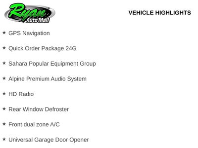 2026 Jeep Wrangler Sahara
