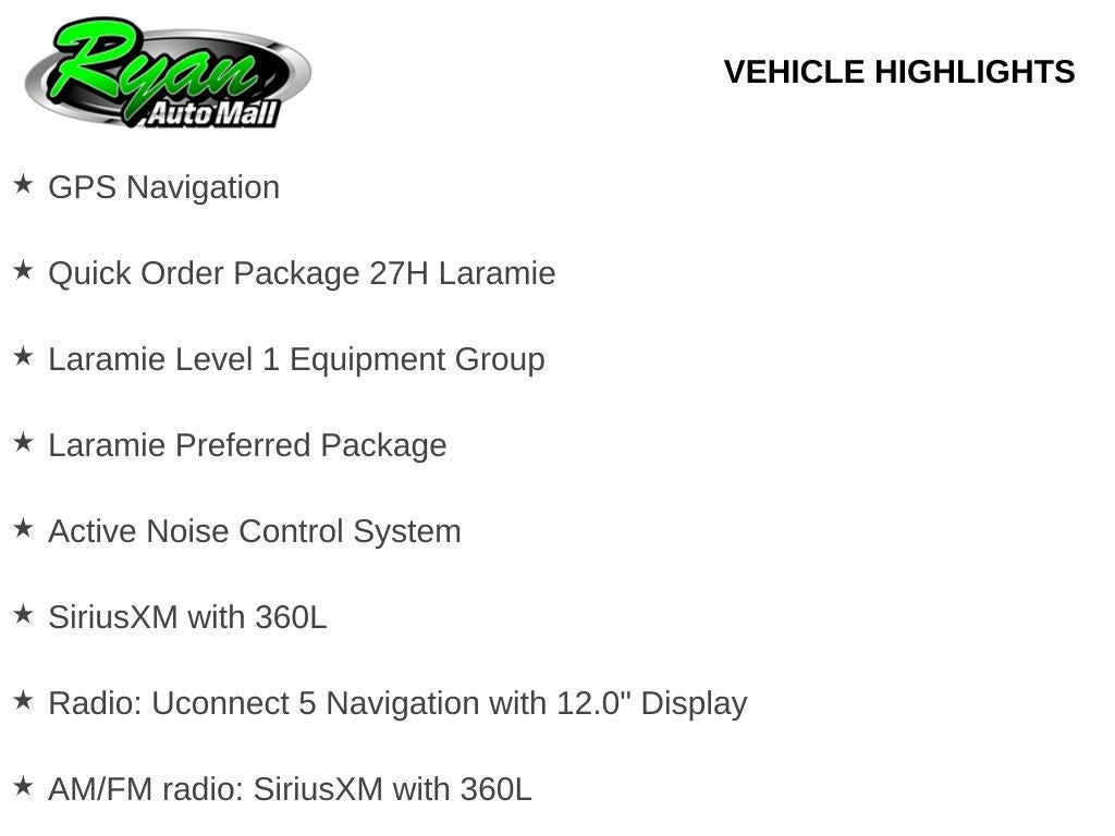 2026 RAM 1500 Laramie
