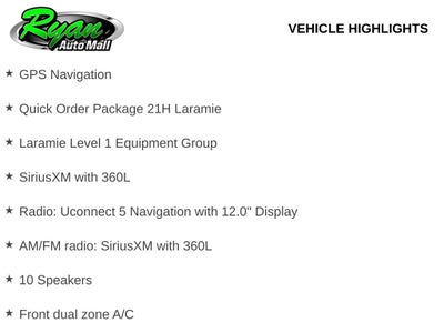 2026 RAM 1500 Laramie