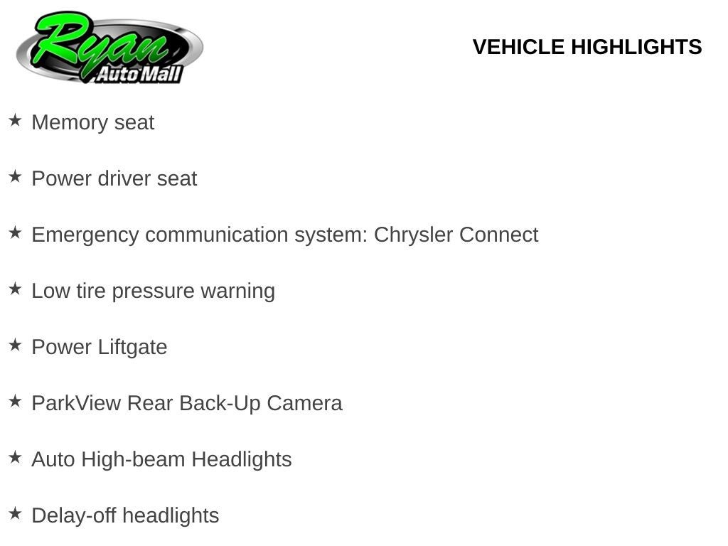 2027 Chrysler Pacifica Select
