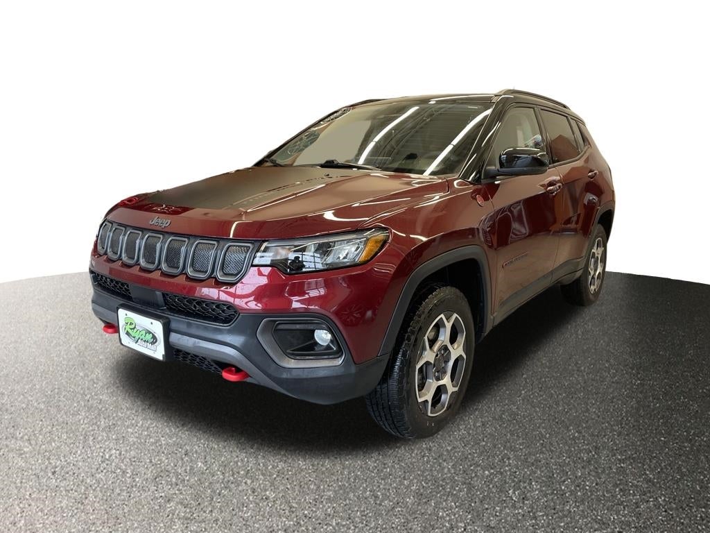 Used 2022 Jeep Compass Trailhawk with VIN 3C4NJDDB4NT189395 for sale in Buffalo, Minnesota