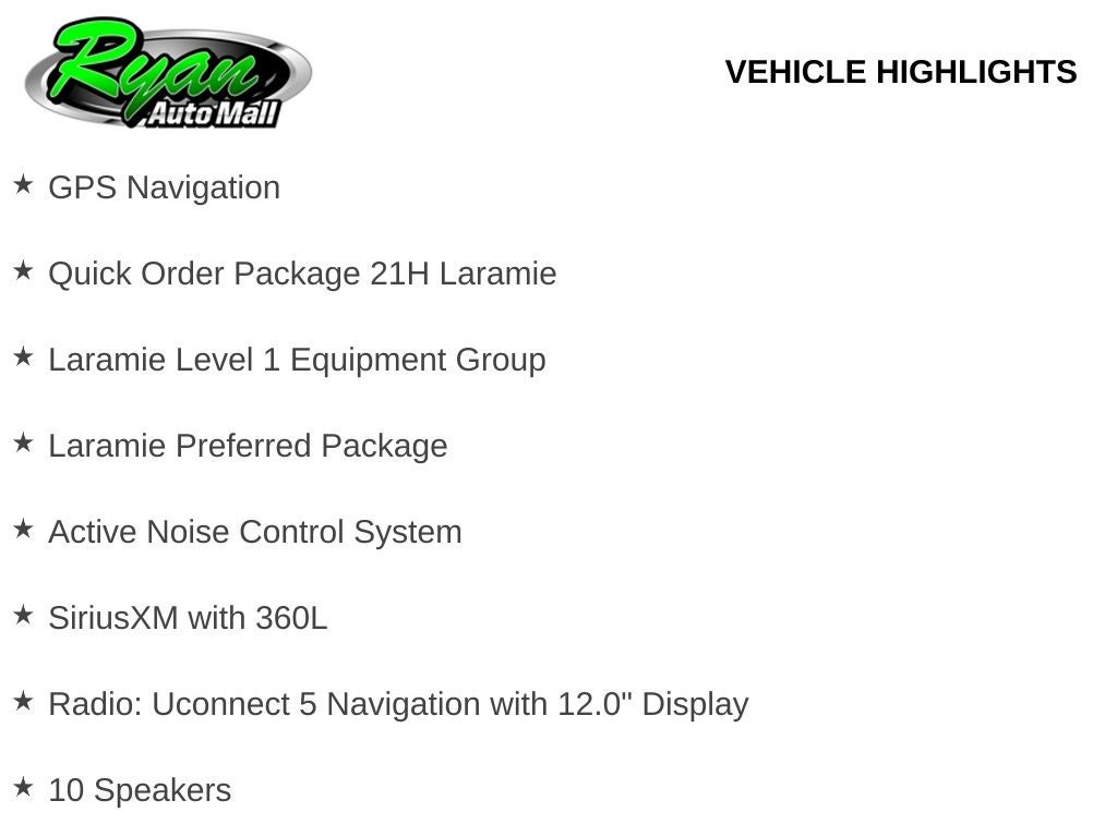 2026 RAM 1500 Laramie