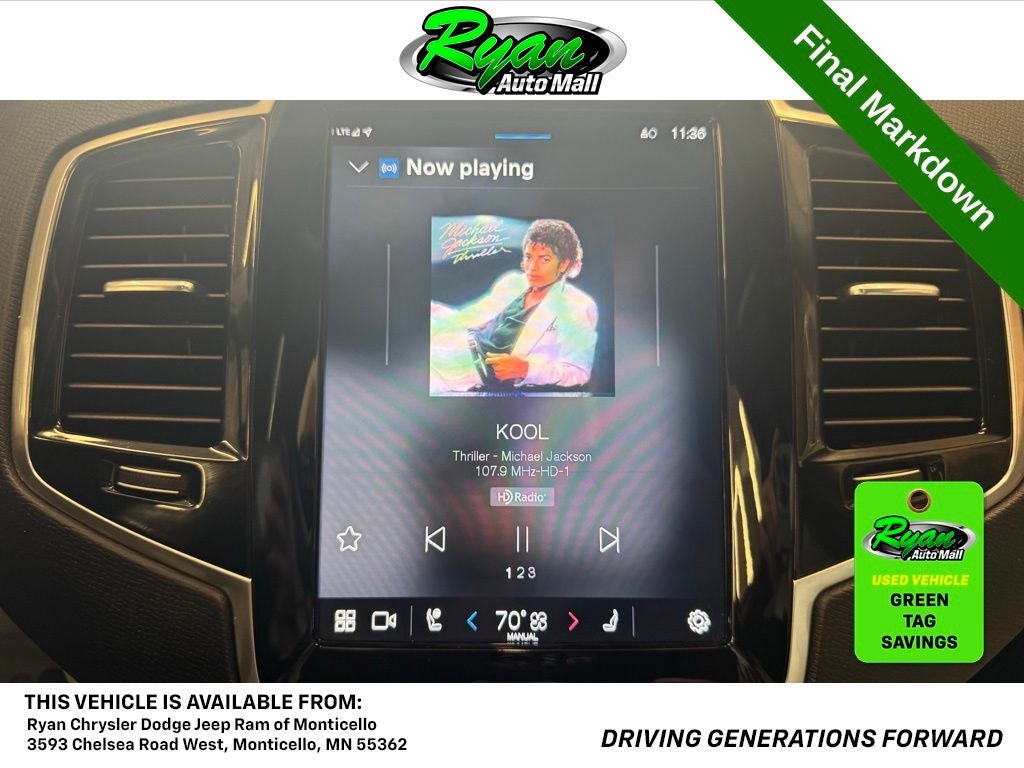 2023 Volvo XC90 Recharge Plug-In Hybrid T8 Plus Bright Theme 7 Passenger