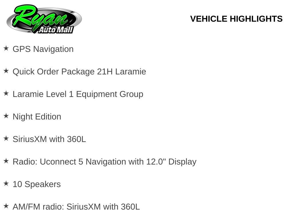 2026 RAM 1500 Laramie