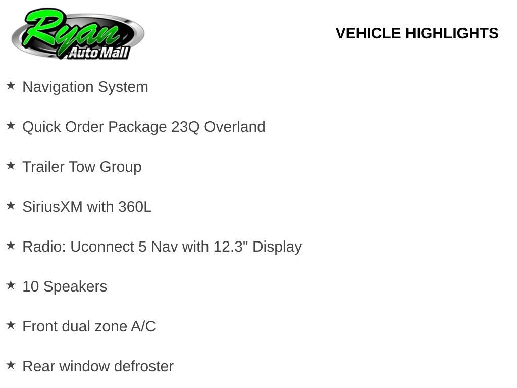 2026 Jeep Cherokee Overland