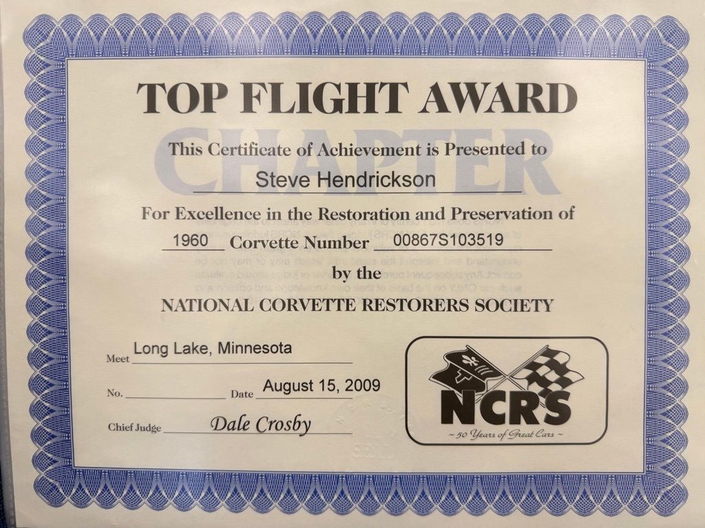 1960 Chevrolet Corvette Coupe