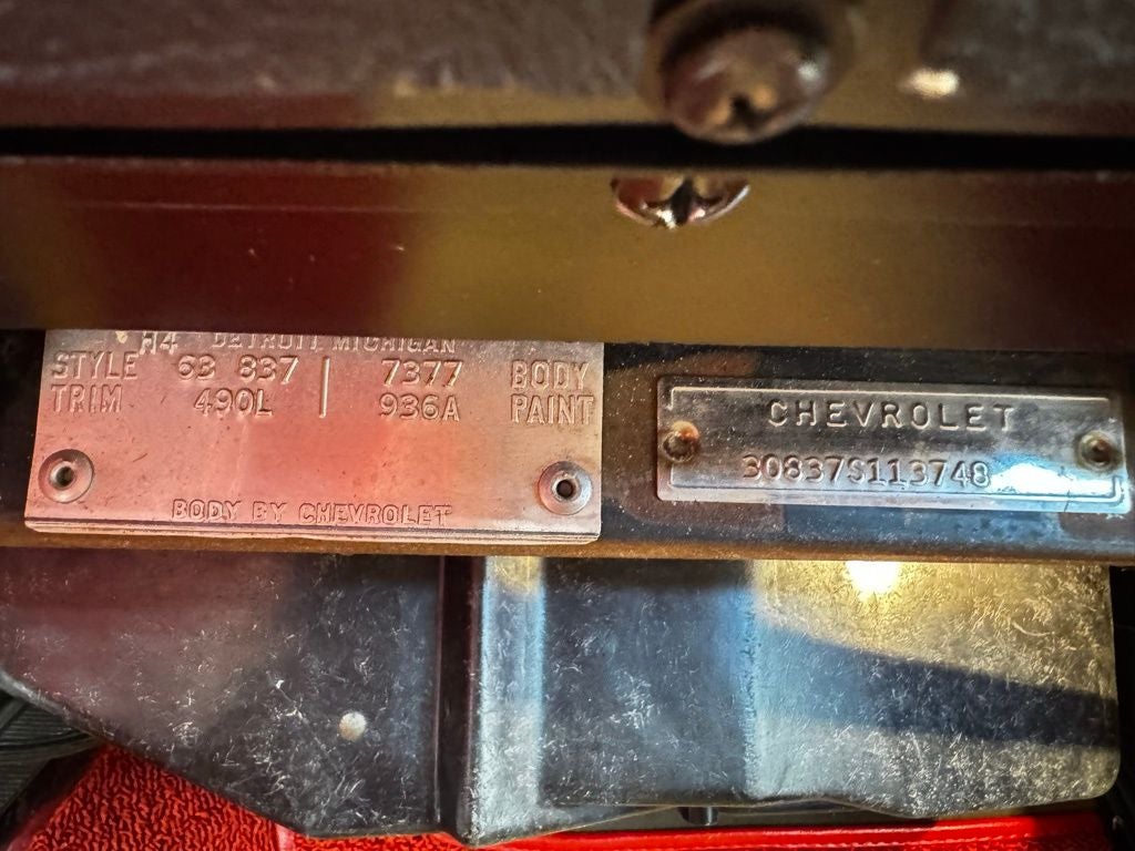 1963 Chevrolet Corvette Sting Ray Coupe