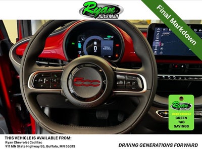 2024 FIAT 500e Battery Electric