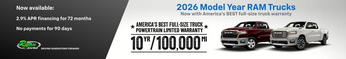 2026 Ram Warranty Banner
