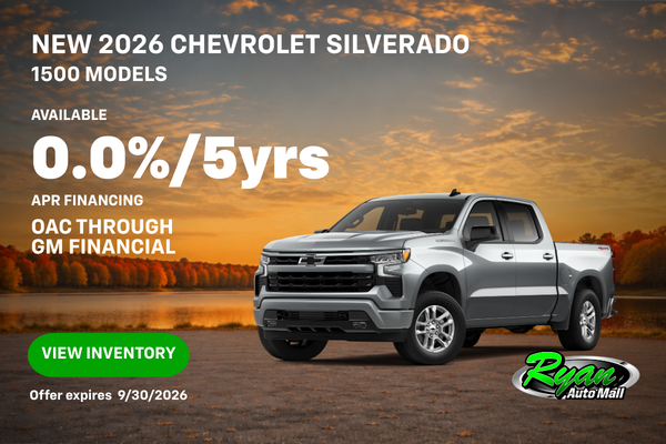 Ryan Auto Mall’s Chevrolet Silverado 1500 Offer