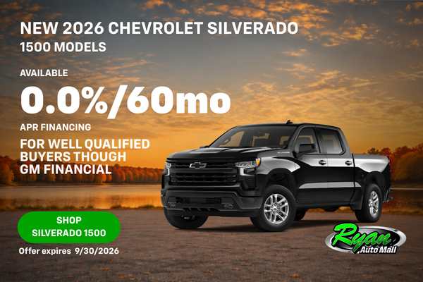 Ryan Auto Mall’s Chevrolet Silverado 1500 Offer