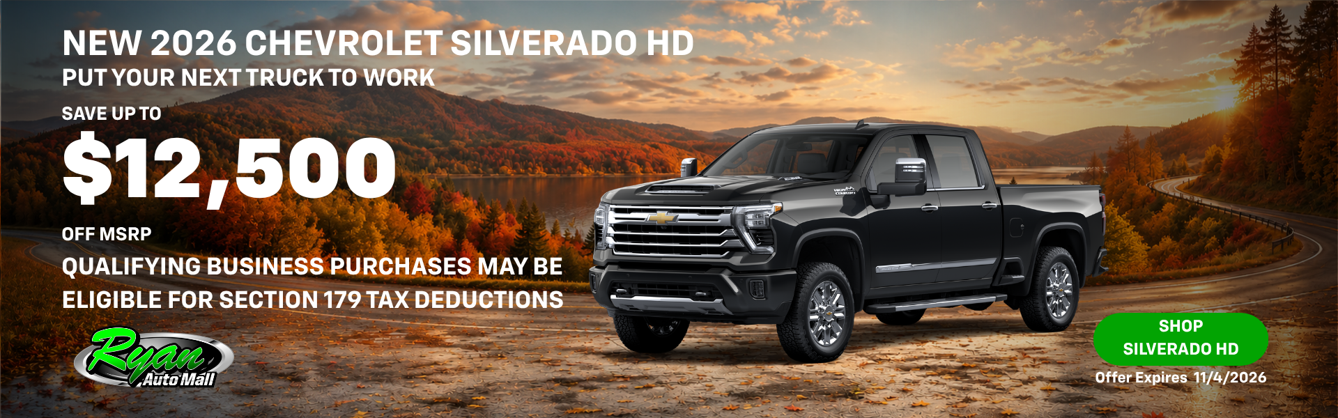 Ryan Auto Mall’s Chevrolet Silverado HD Inventory