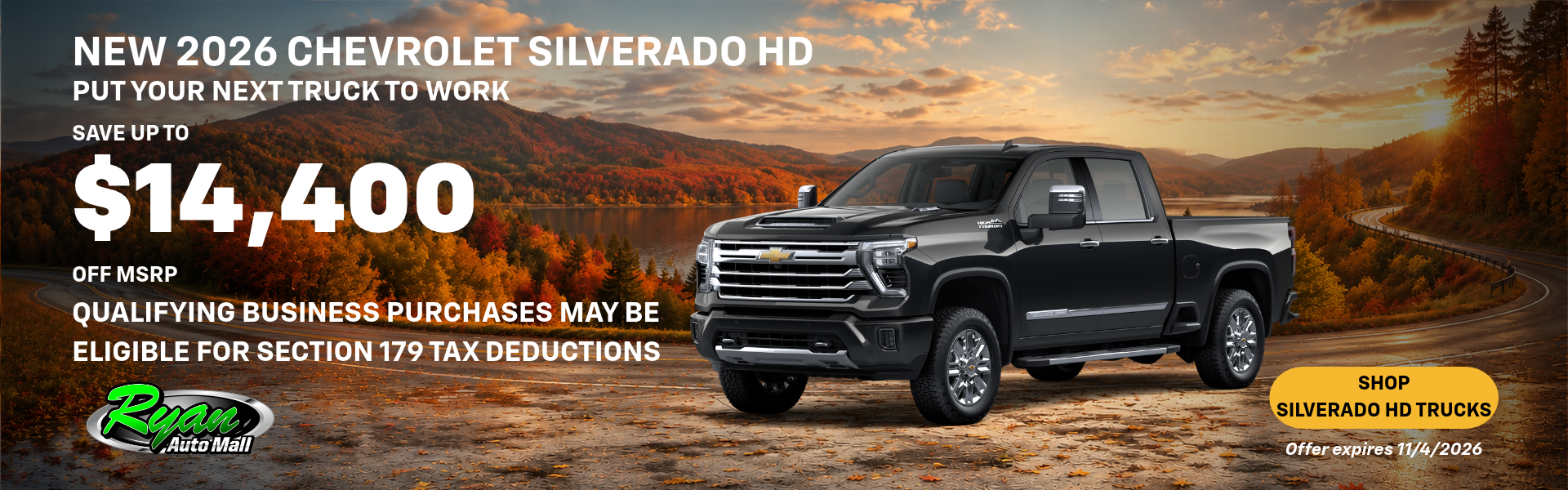 Ryan Auto Mall’s Chevrolet Silverado HD Inventory