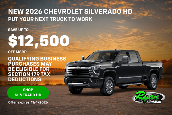 Ryan Auto Mall’s Chevrolet Silverado HD Inventory