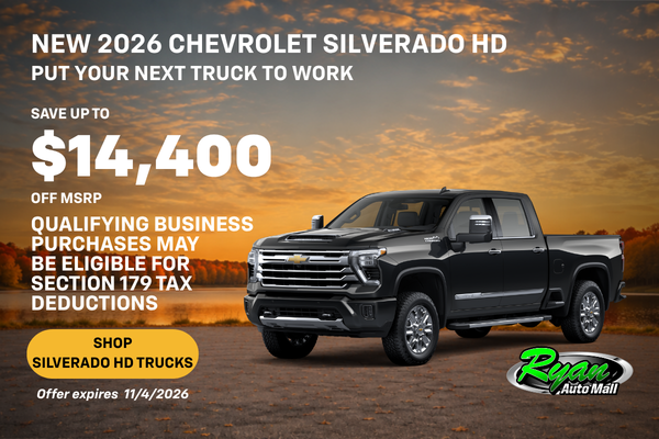 Ryan Auto Mall’s Chevrolet Silverado HD Inventory