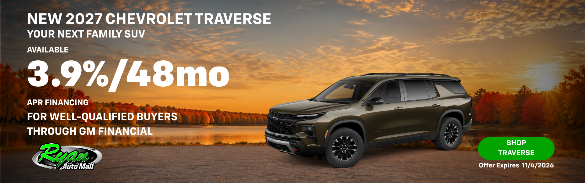 Ryan Auto Mall’s Traverse Inventory