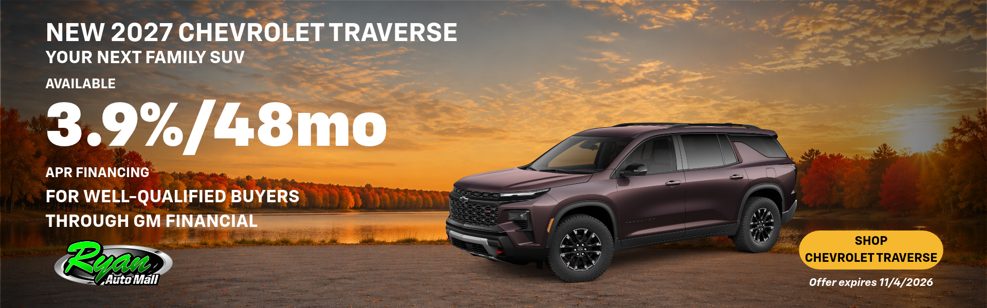 Ryan Auto Mall’s Traverse Inventory