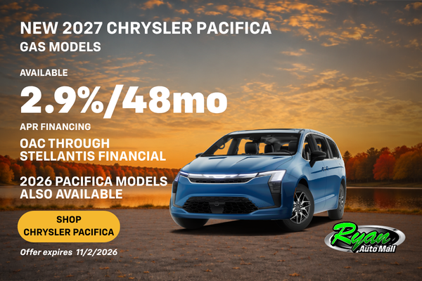 Ryan Auto Mall’s New Chrysler Pacifica Inventory