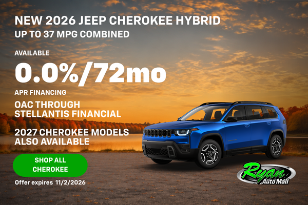 Ryan Auto Mall’s New Jeep Cherokee Inventory