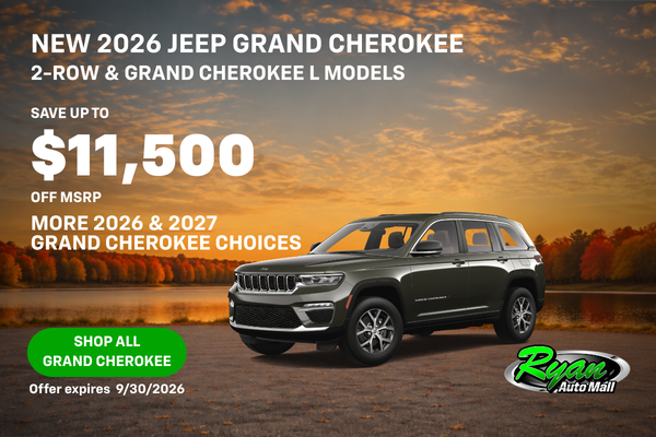 Ryan Auto Mall’s New Jeep Grand Cherokee Inventory