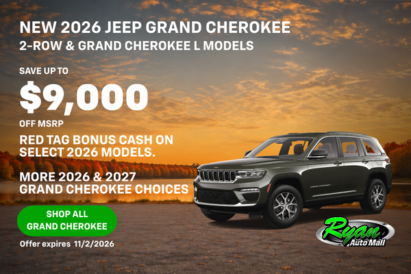 Ryan Auto Mall’s New Jeep Grand Cherokee Inventory