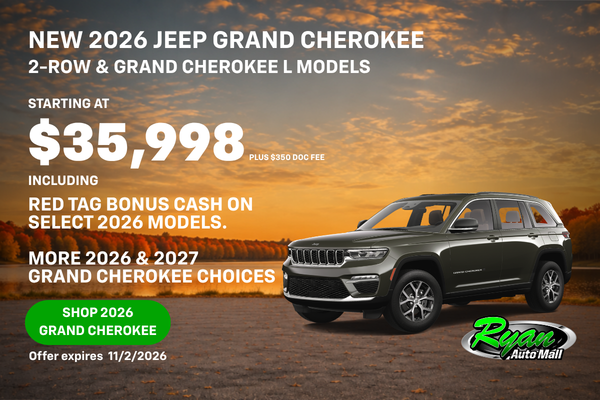 Ryan Auto Mall’s New Jeep Grand Cherokee Inventory