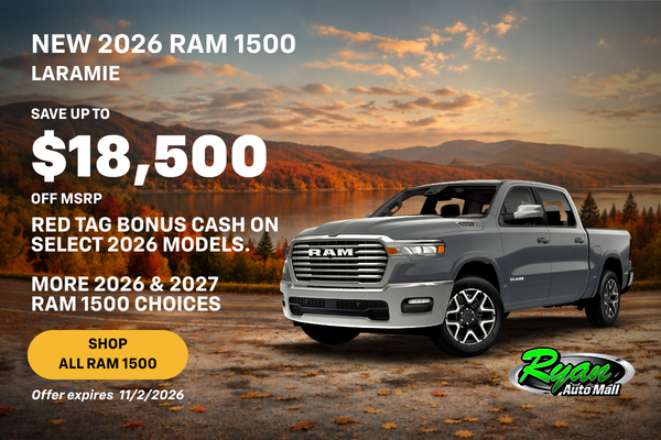 Ryan Auto Mall’s New Ram 1500 Inventory