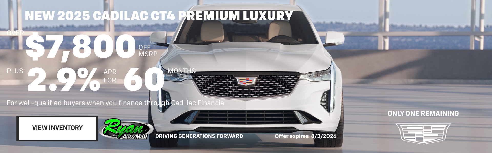 Ryan Auto Mall’s New 2025 Closeout Inventory