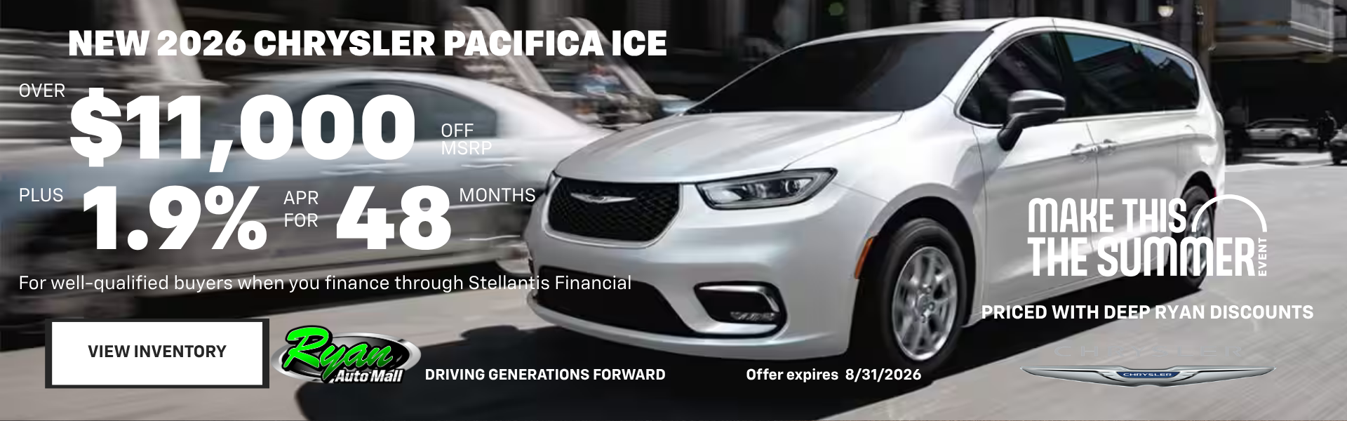 Ryan Auto Mall’s New Chrysler Select Inventory