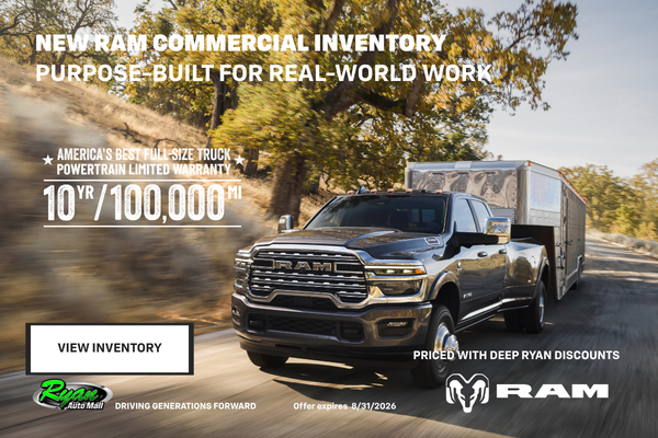 Ryan Auto Mall’s New Commercial Inventory