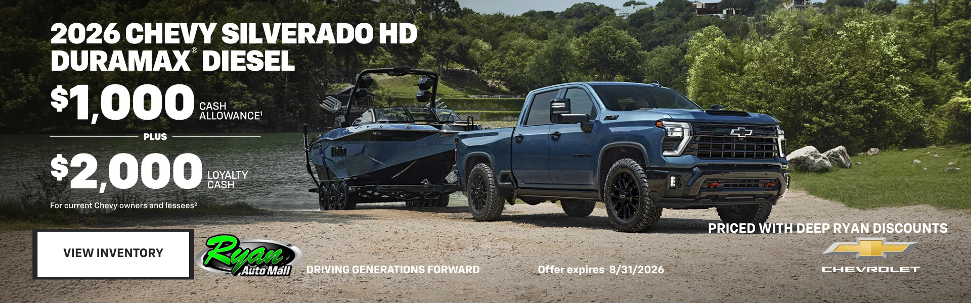 Ryan Auto Mall’s Chevrolet Silverado HD Offer