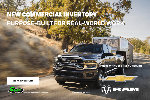 Ryan Auto Mall’s New Commercial Inventory