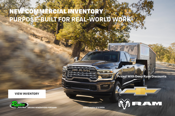 Ryan Auto Mall’s New Commercial Inventory