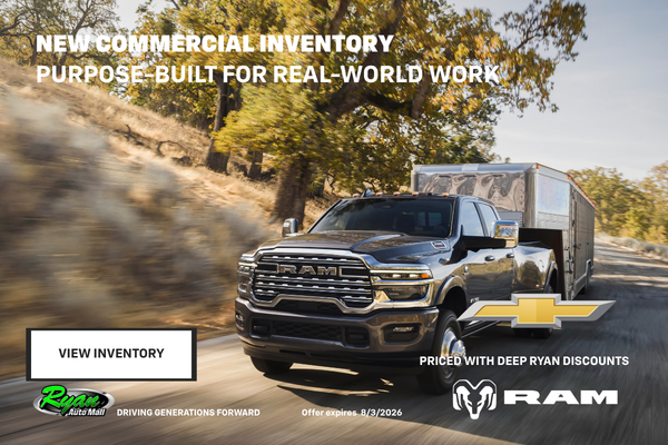 Ryan Auto Mall’s New Commercial Inventory