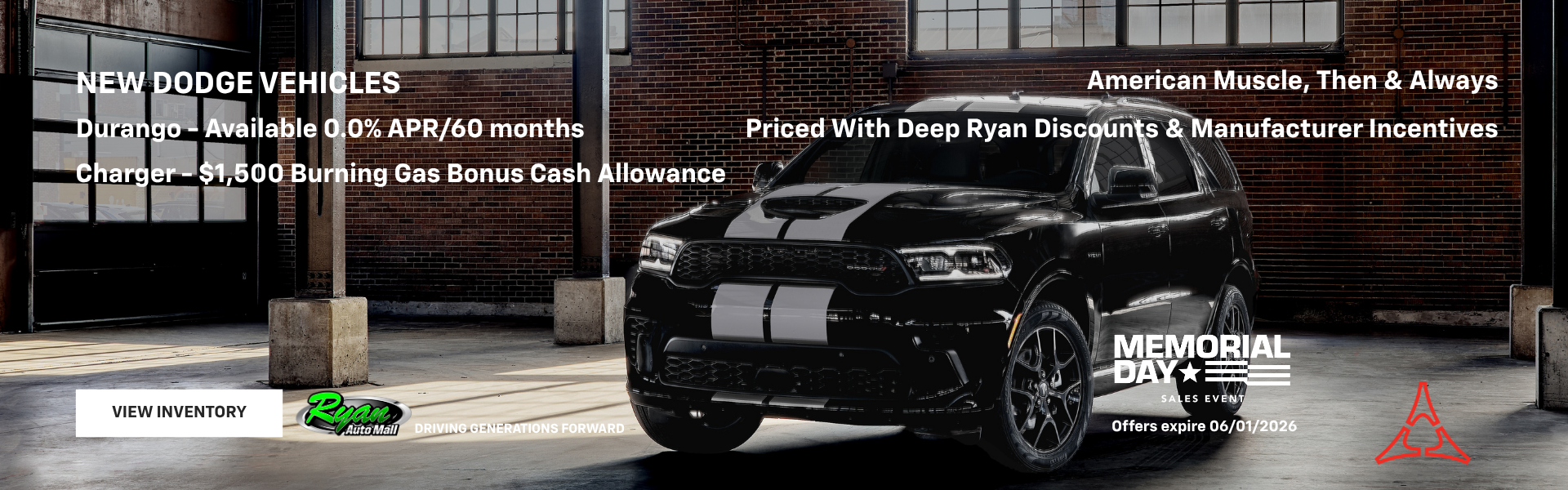 Ryan Auto Mall’s New Dodge Inventory