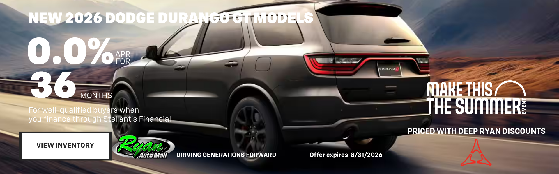 Ryan Auto Mall’s New Dodge Inventory