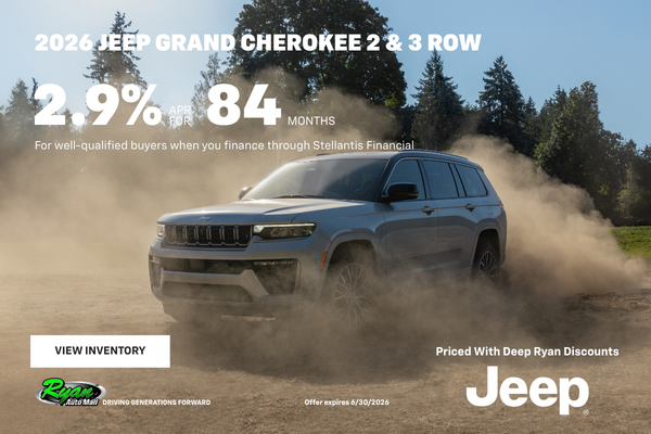 Ryan Auto Mall’s New Jeep Grand Cherokee Inventory