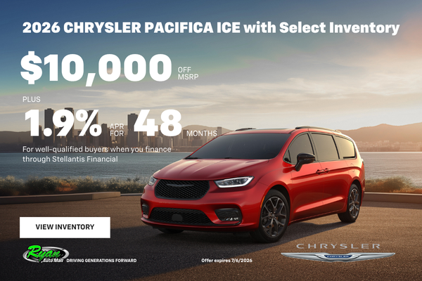 Ryan Auto Mall’s New Chrysler Select Inventory