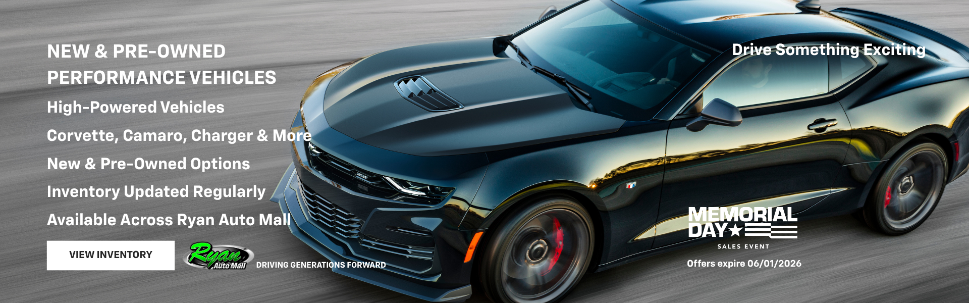 Ryan Auto Mall’s Performance Vehicle Inventory