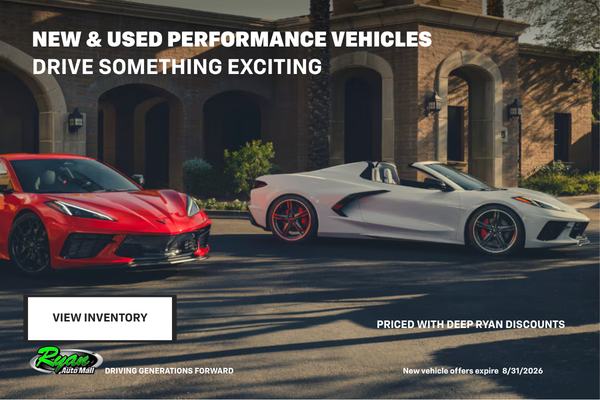 Ryan Auto Mall’s Performance Vehicle Inventory