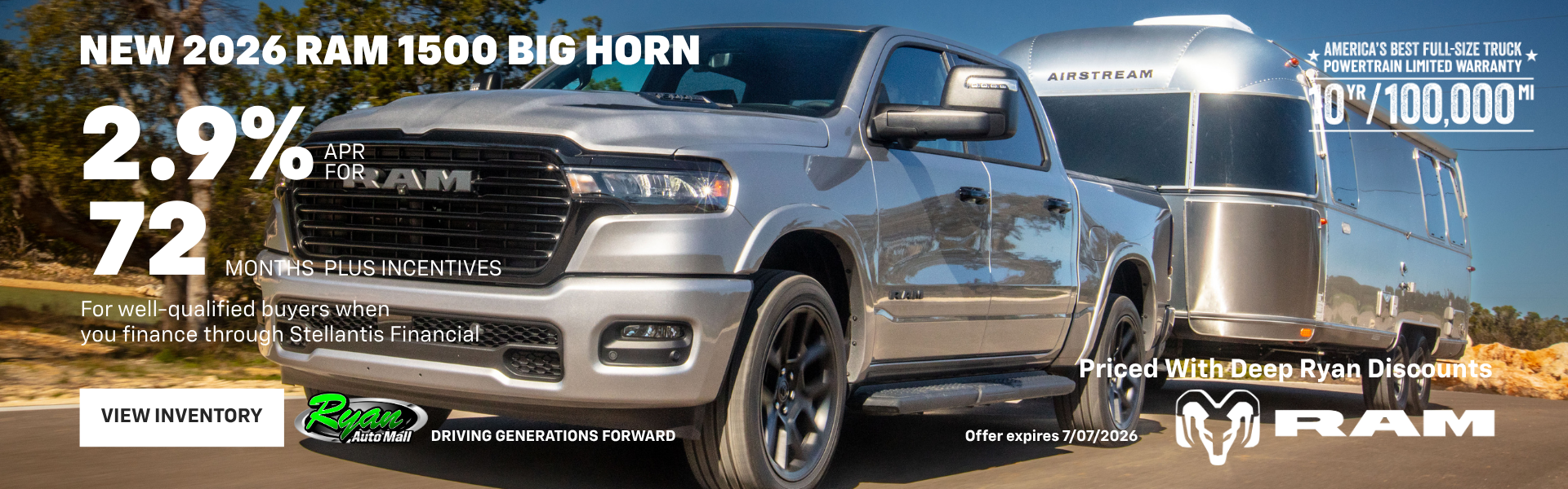 Ryan Auto Mall’s New Ram 1500 Inventory