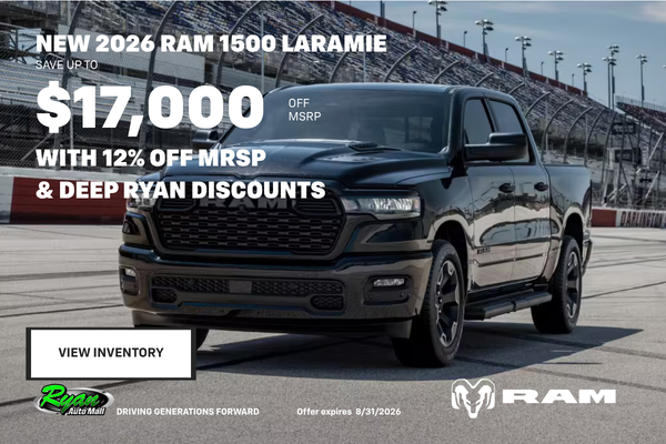 Ryan Auto Mall’s New Ram 1500 LaramieInventory