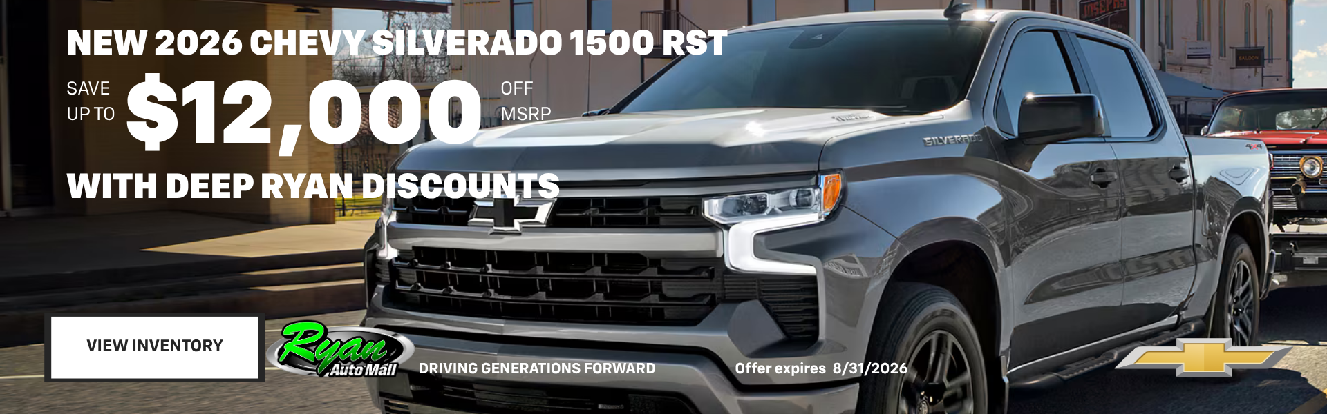 Ryan Auto Mall’s Chevrolet Silverado 1500 Offer