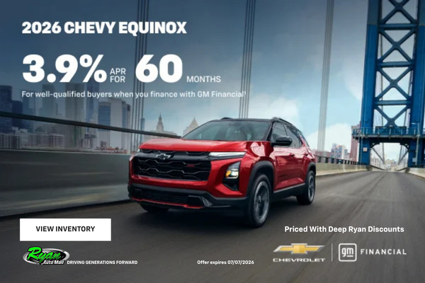 Ryan Auto Mall’s Chevrolet Equinox Offer