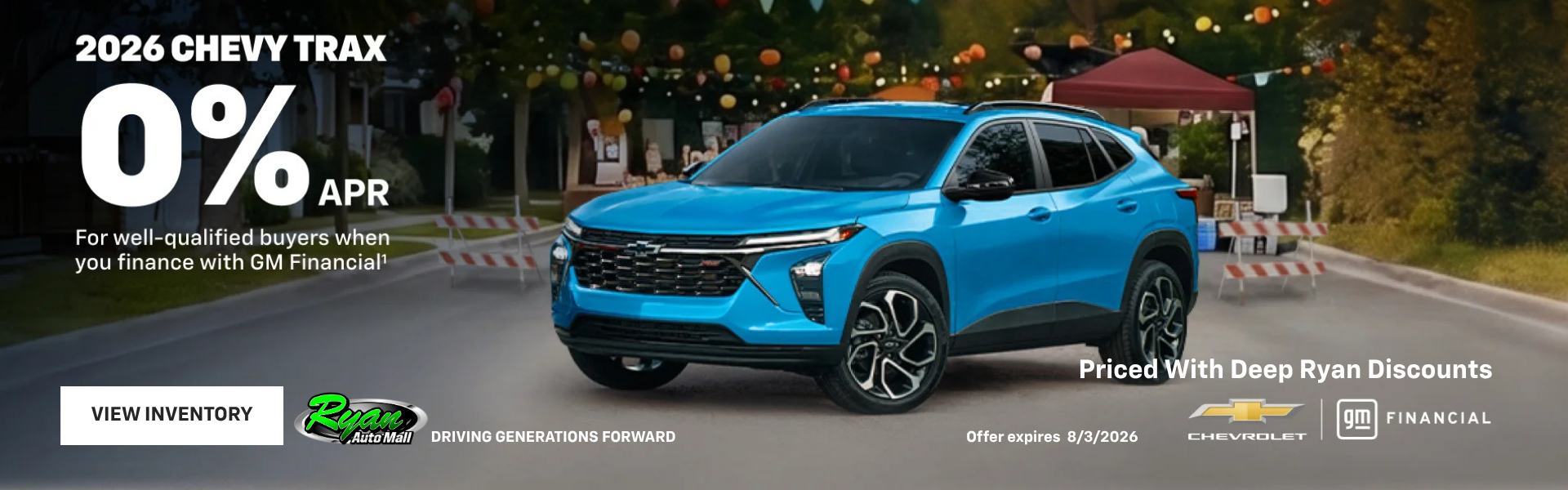 Ryan Auto Mall’s Chevrolet Trax Offer