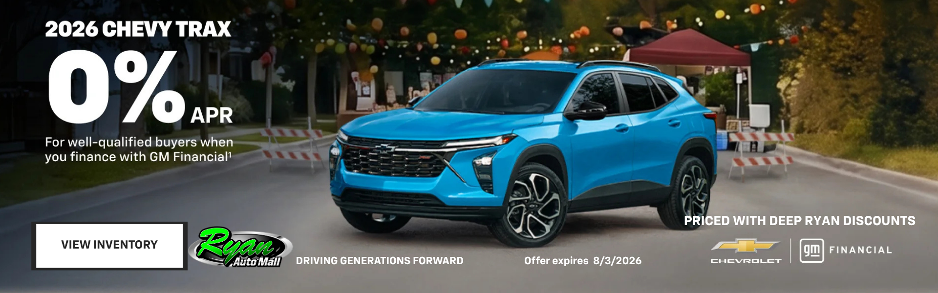 Ryan Auto Mall’s Chevrolet Trax Offer